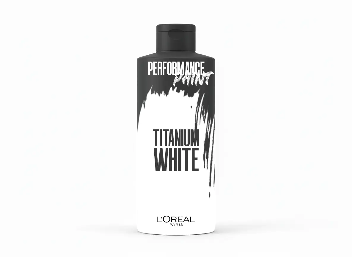 Performance Paint – Flasche Titanium White
